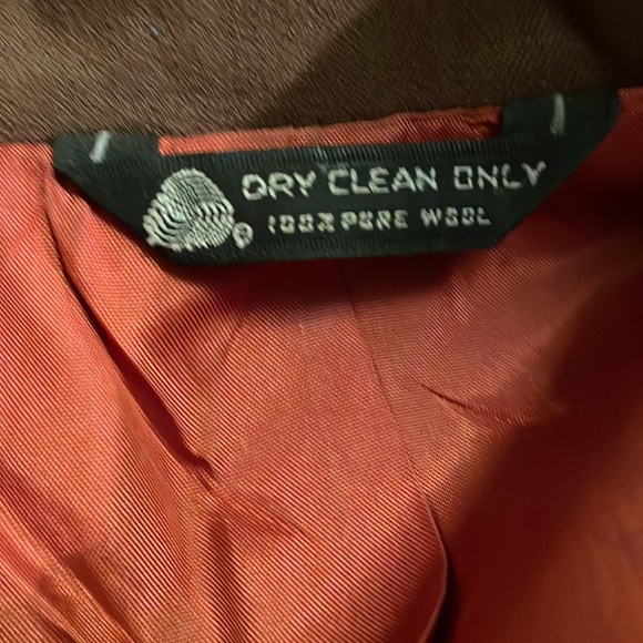 Tahari Vintage 100% Pure Wool Brown Single-Button Blazer - Size 6 - Picture 8 of 10